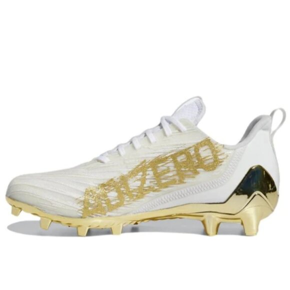 Adidas AdiZero Primeknit Football Cleats GX5122 White/Gold Men\'s size 8 NEW main image 12